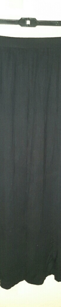 Black maxi skirt